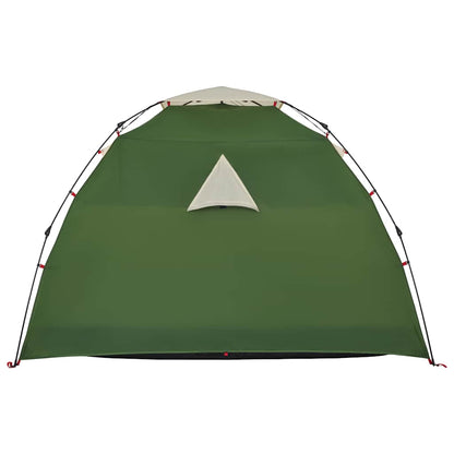 vidaXL Camping Tent Dome 4-Person Green Quick Release - 36451