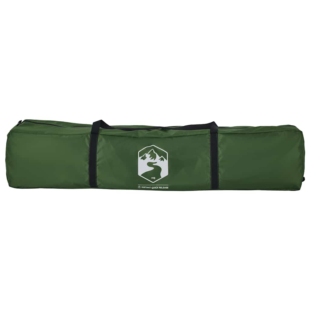 vidaXL Camping Tent Dome 4-Person Green Quick Release - 36451