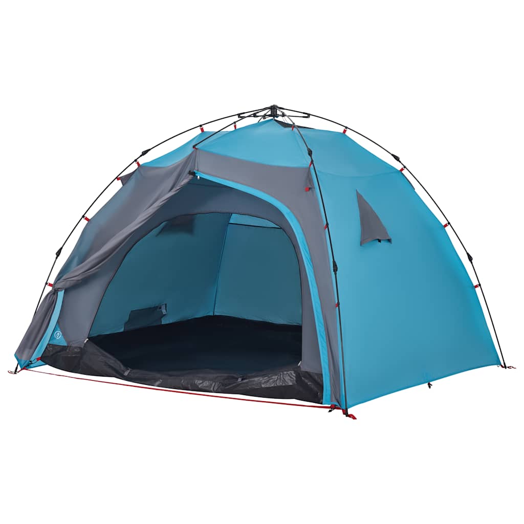 vidaXL Camping Tent Dome 4-Person Blue Quick Release - 36460