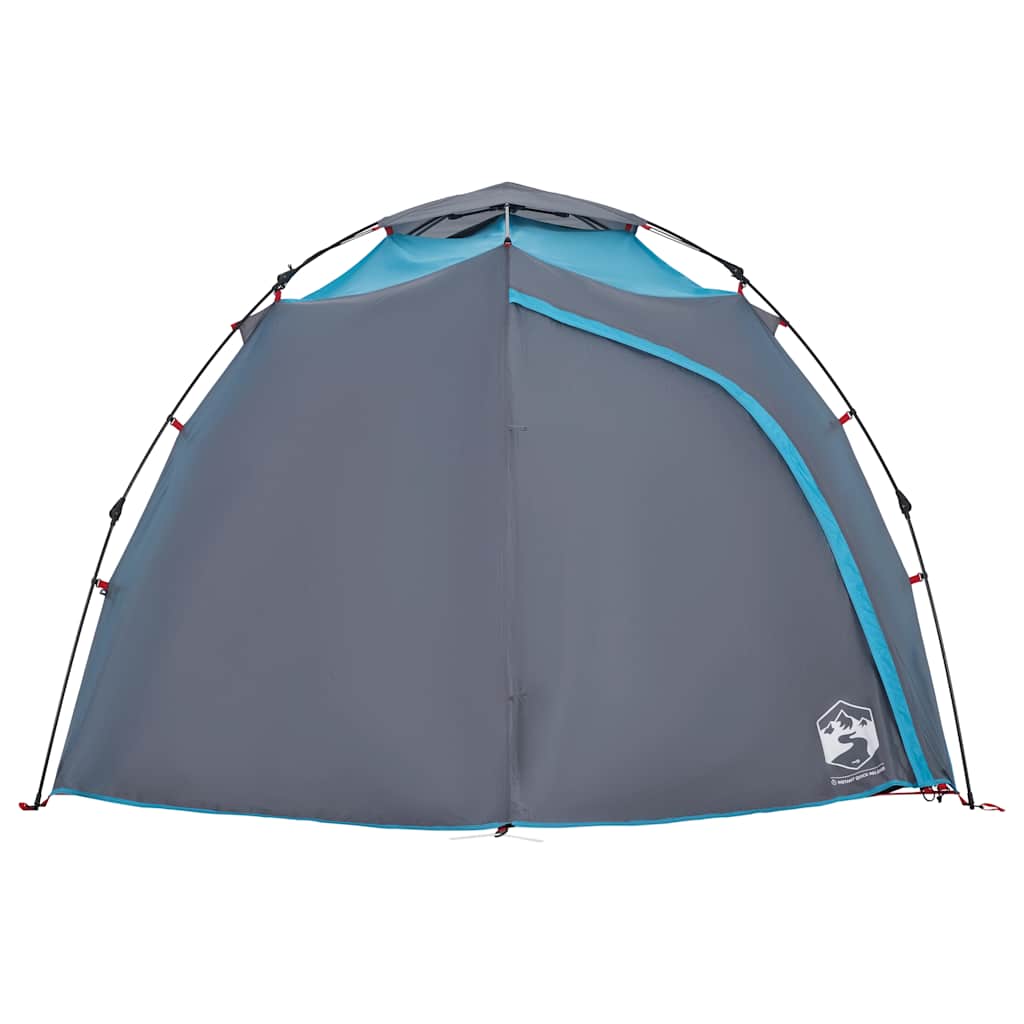 vidaXL Camping Tent Dome 4-Person Blue Quick Release - 36460
