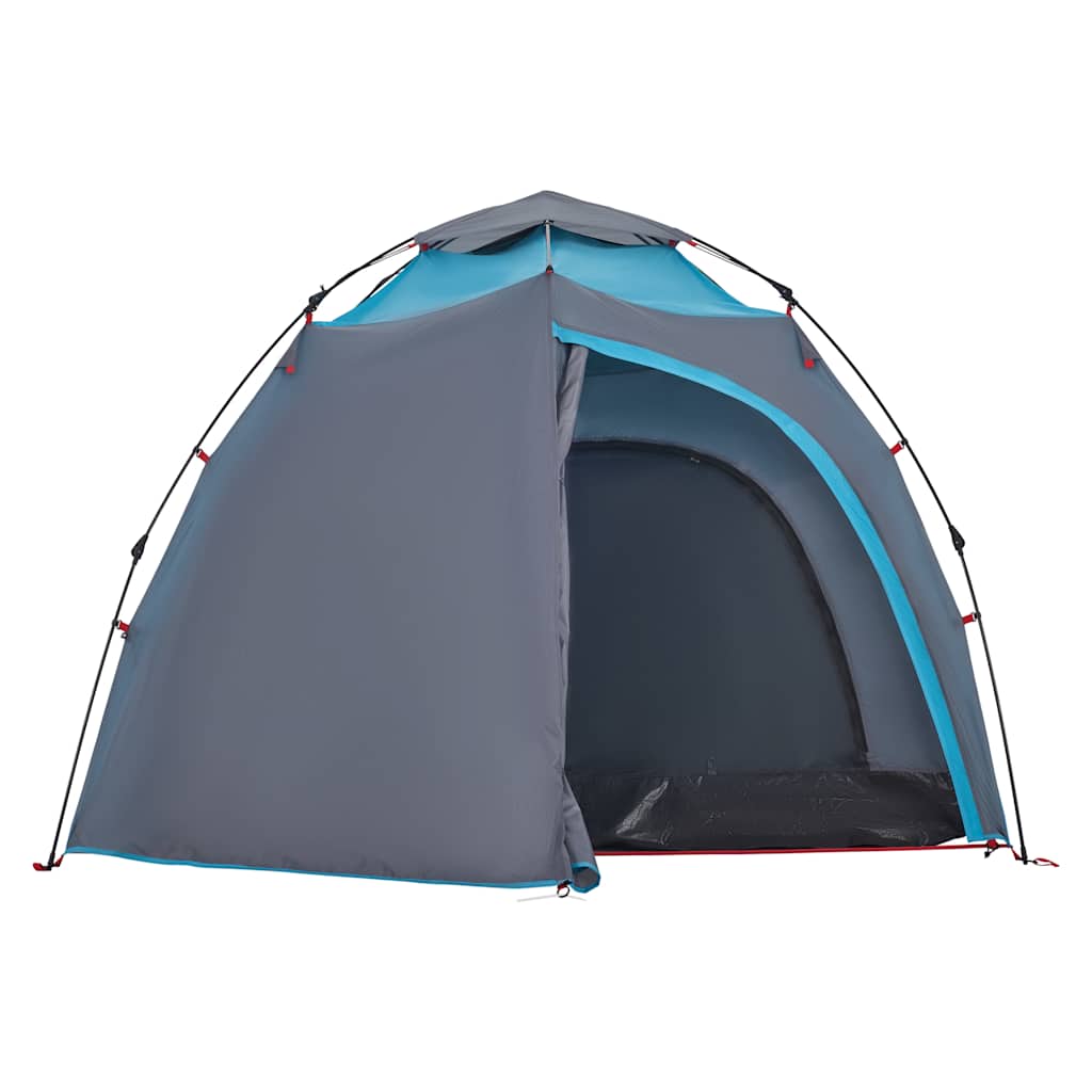 vidaXL Camping Tent Dome 4-Person Blue Quick Release - 36460