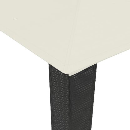 vidaXL Gazebo | Anthracite | Powder-coated steel | Large - Cream - 2.94 x 2.94 m