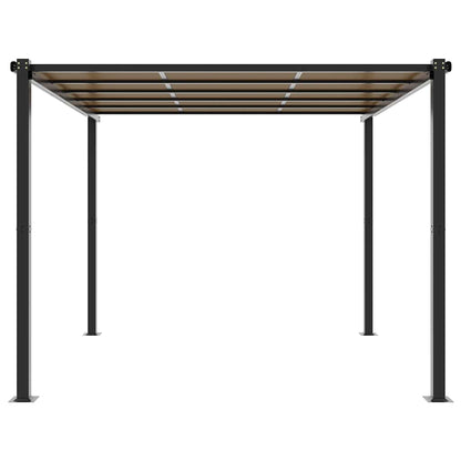 vidaXL Garden Gazebo Anthracite 3x3 m Aluminium