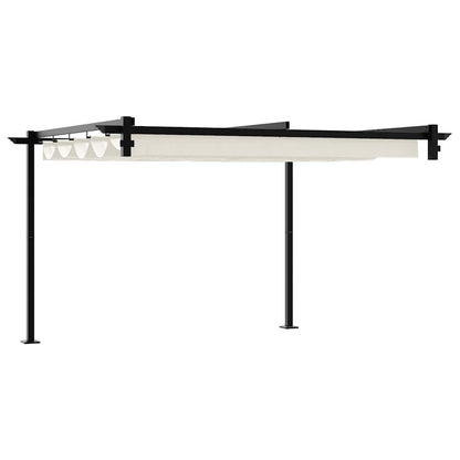 vidaXL Gazebo 300 x 300 x 200 cm Cream Polyester