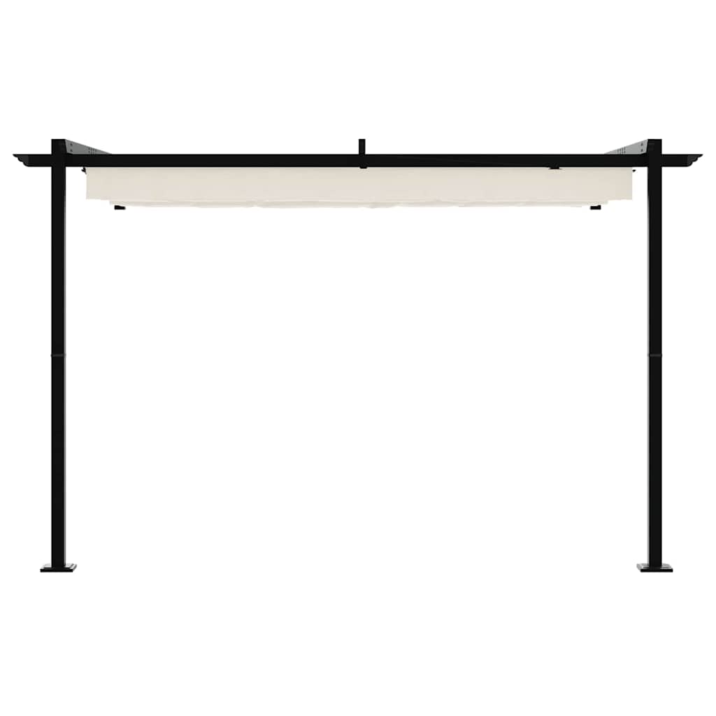 vidaXL Gazebo 300 x 300 x 200 cm Cream Polyester