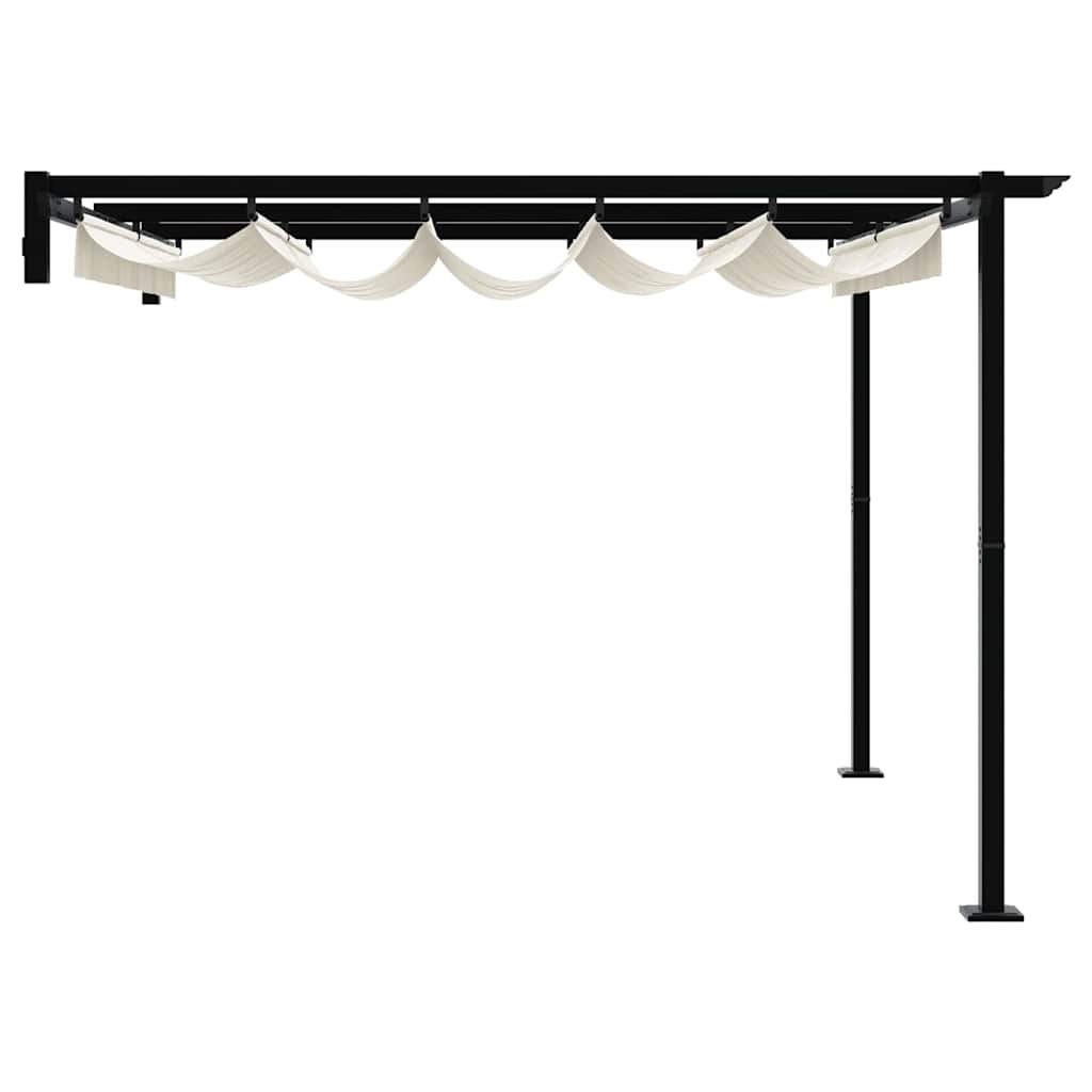 vidaXL Gazebo 300 x 300 x 200 cm Cream Polyester