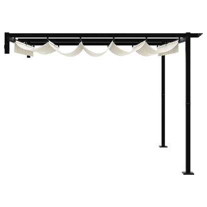 vidaXL Gazebo 300 x 300 x 200 cm Cream Polyester