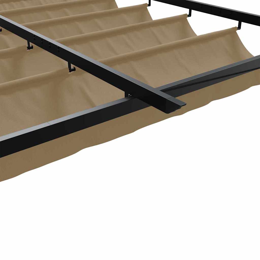 vidaXL Gazebo 300 x 300 x 200 cm Taupe Polyester