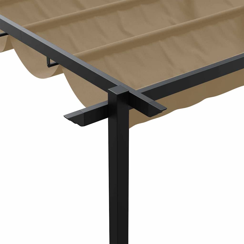 vidaXL Gazebo 300 x 300 x 200 cm Taupe Polyester