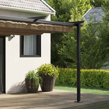 vidaXL Gazebo 300 x 300 x 200 cm Taupe Polyester