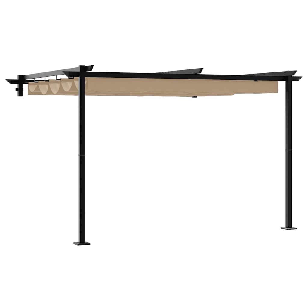 vidaXL Gazebo 300 x 300 x 200 cm Taupe Polyester