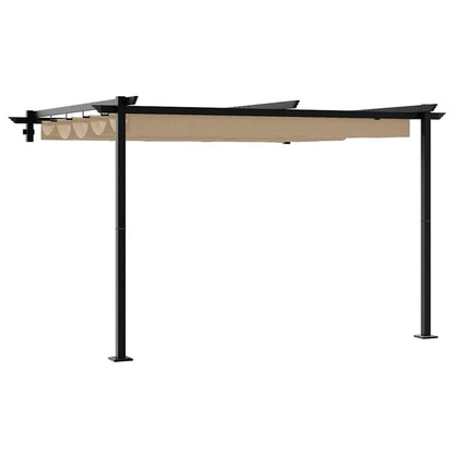 vidaXL Gazebo 300 x 300 x 200 cm Taupe Polyester