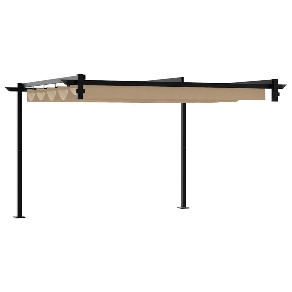 vidaXL Gazebo 300 x 300 x 200 cm Taupe Polyester