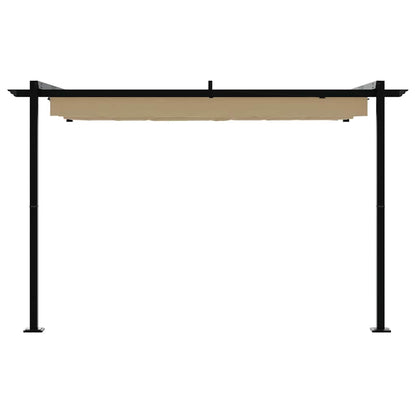 vidaXL Gazebo 300 x 300 x 200 cm Taupe Polyester