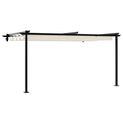 vidaXL Gazebo 400 x 300 x 200 cm Cream Polyester