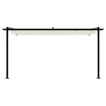 vidaXL Gazebo 400 x 300 x 200 cm Cream Polyester