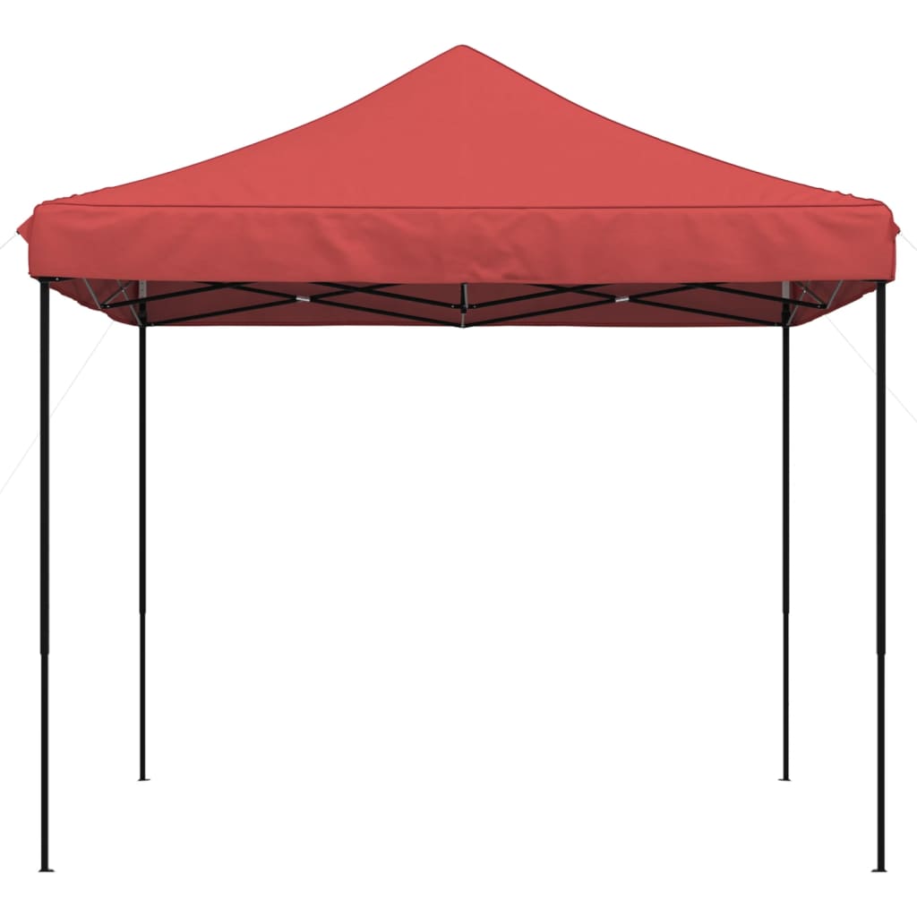 vidaXL Foldable Party Tent Pop-Up Burgundy 292x292x315 cm - Red