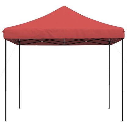 vidaXL Foldable Party Tent Pop-Up Burgundy 292x292x315 cm - Red