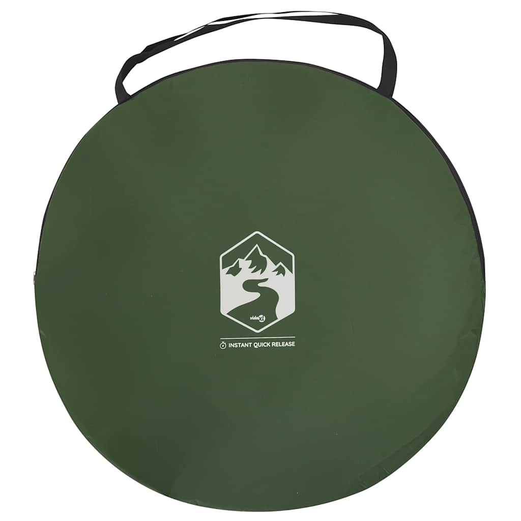 vidaXL Privacy Tent Green Pop-up Waterproof - 36067
