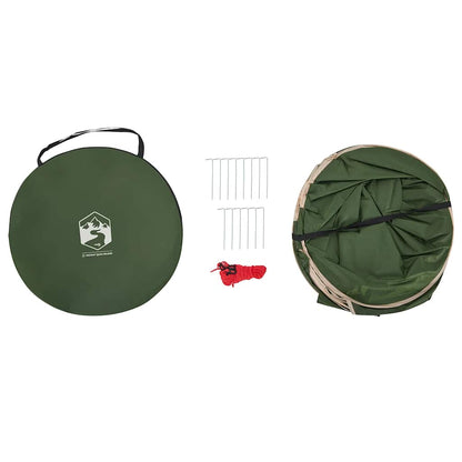vidaXL Privacy Tent Green Pop-up Waterproof - 36067