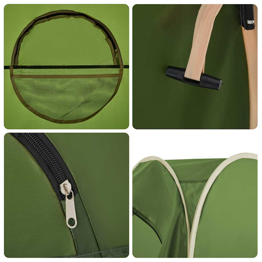 vidaXL Privacy Tent Green Pop-up Waterproof - 36067