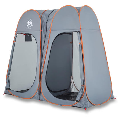 vidaXL Privacy Tent Grey and Orange Pop-up Waterproof - 36073