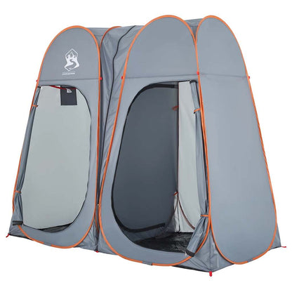 vidaXL Privacy Tent Grey and Orange Pop-up Waterproof - 36073