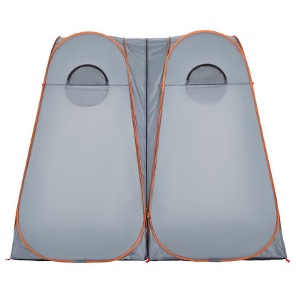 vidaXL Privacy Tent Grey and Orange Pop-up Waterproof - 36073