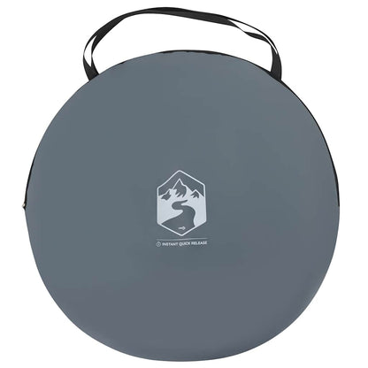 vidaXL Privacy Tent Grey and Orange Pop-up Waterproof - 36073