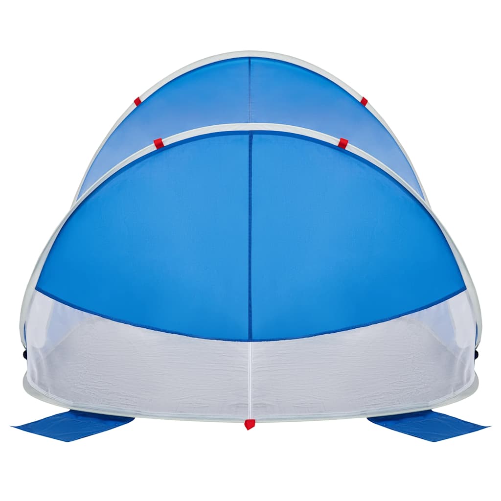 vidaXL Beach Tent Azure Blue Pop-up Waterproof