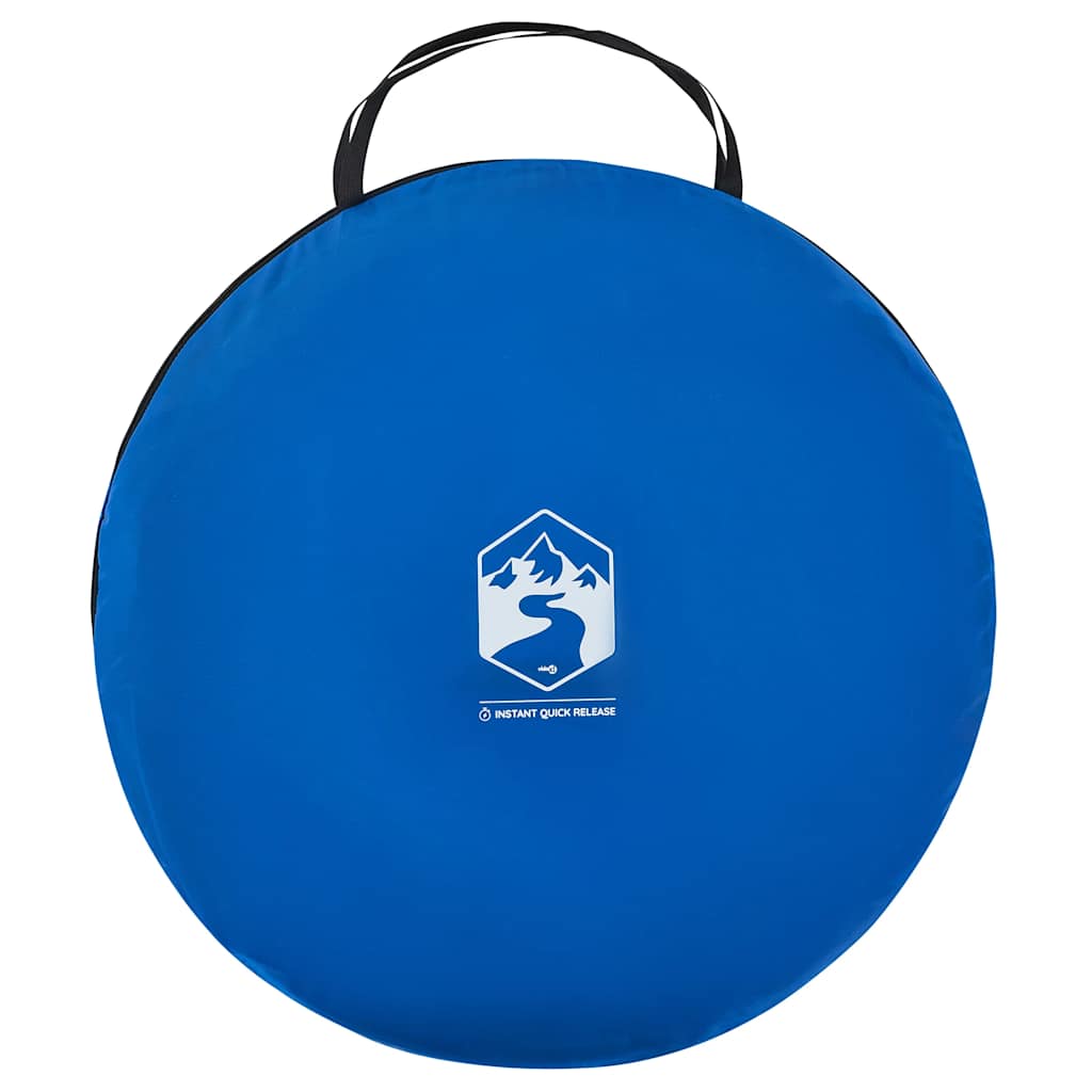 vidaXL Beach Tent Azure Blue Pop-up Waterproof