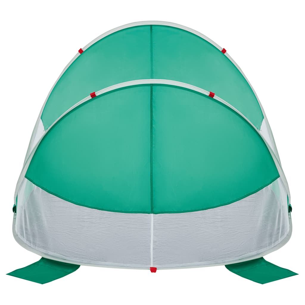 vidaXL Beach Tent Sea Green Pop-up Waterproof