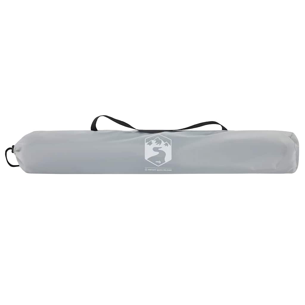 vidaXL Beach Tent Grey Quick Release Waterproof