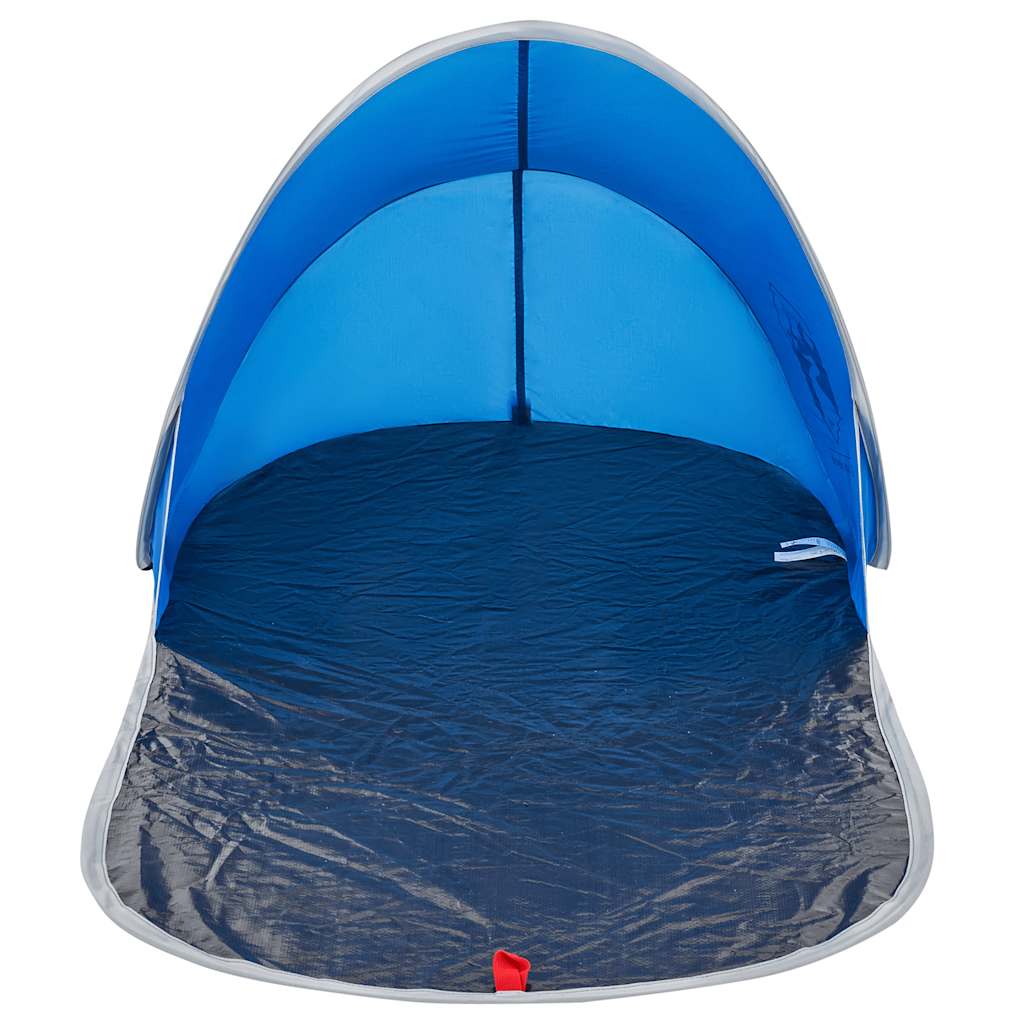 vidaXL Beach Tent Azure Blue Pop-up Waterproof - 36141