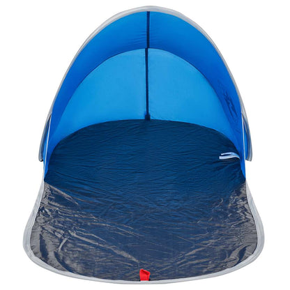 vidaXL Beach Tent Azure Blue Pop-up Waterproof - 36141