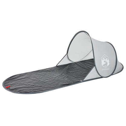 vidaXL Beach Tent Grey Pop-up Waterproof - 36146