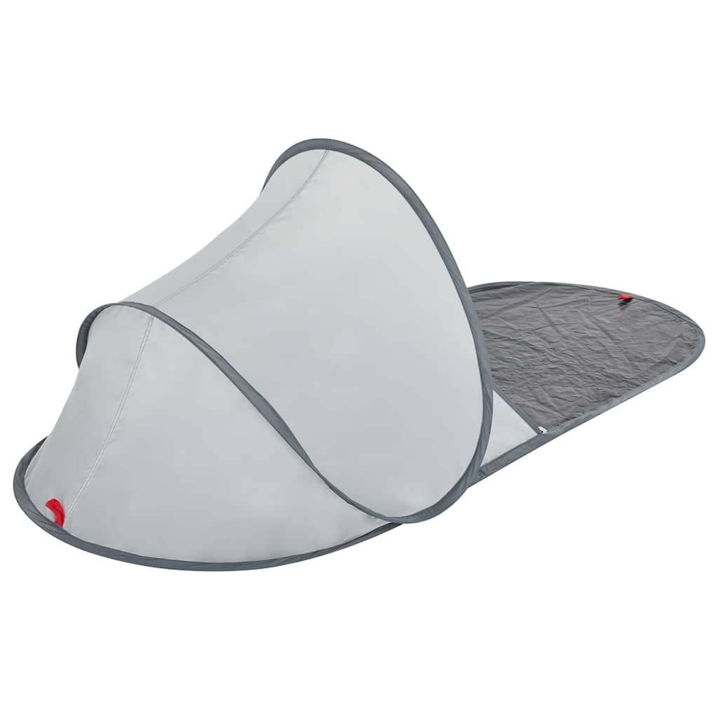 vidaXL Beach Tent Grey Pop-up Waterproof - 36146