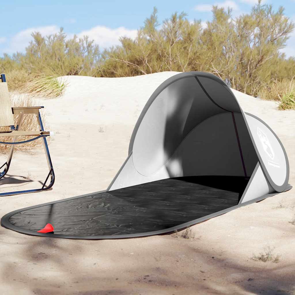 vidaXL Beach Tent Grey Pop-up Waterproof - 36146