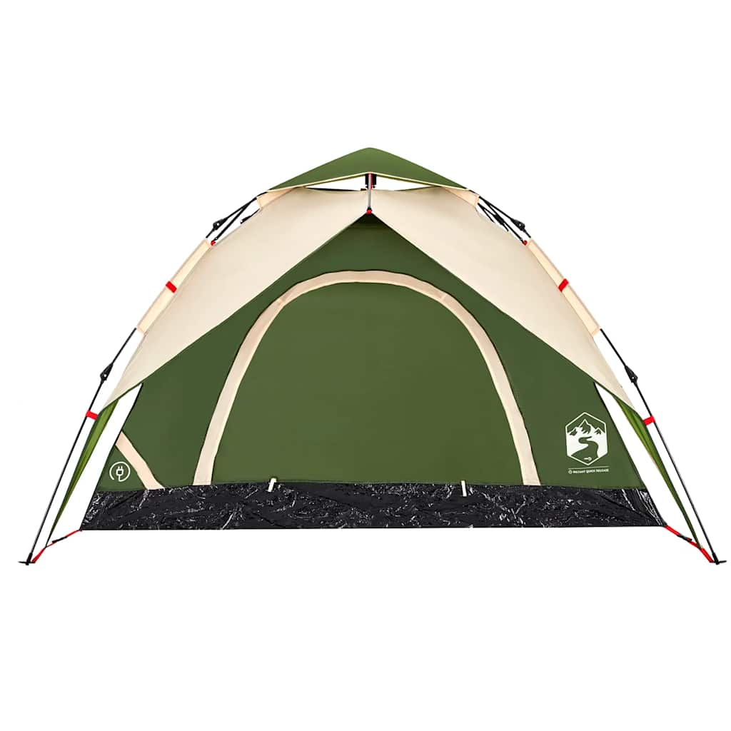 vidaXL Camping Tent Dome 5-Person Green Quick Release - 36296