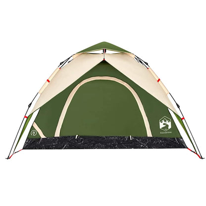 vidaXL Camping Tent Dome 5-Person Green Quick Release - 36296
