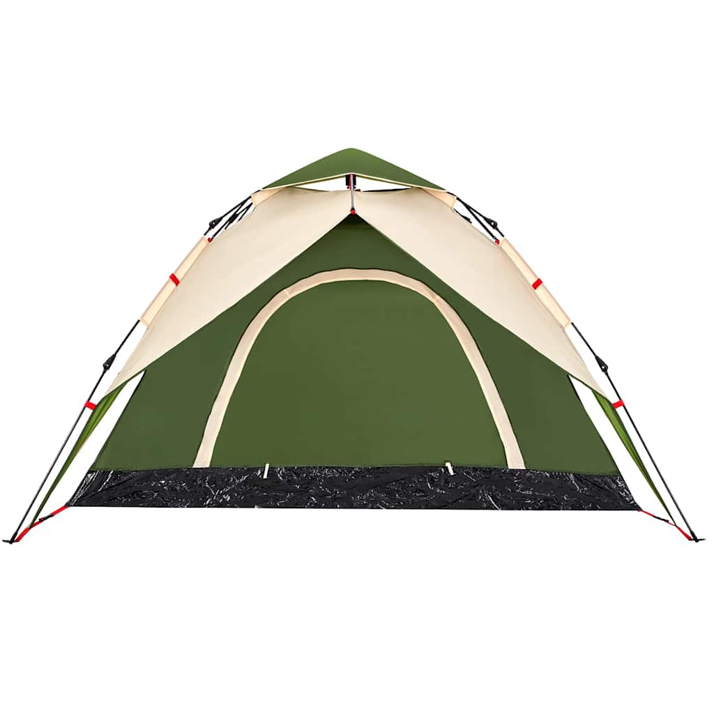 vidaXL Camping Tent Dome 5-Person Green Quick Release - 36296