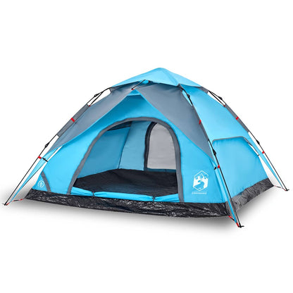 vidaXL Camping Tent Dome 5-Person Blue Quick Release - 36300