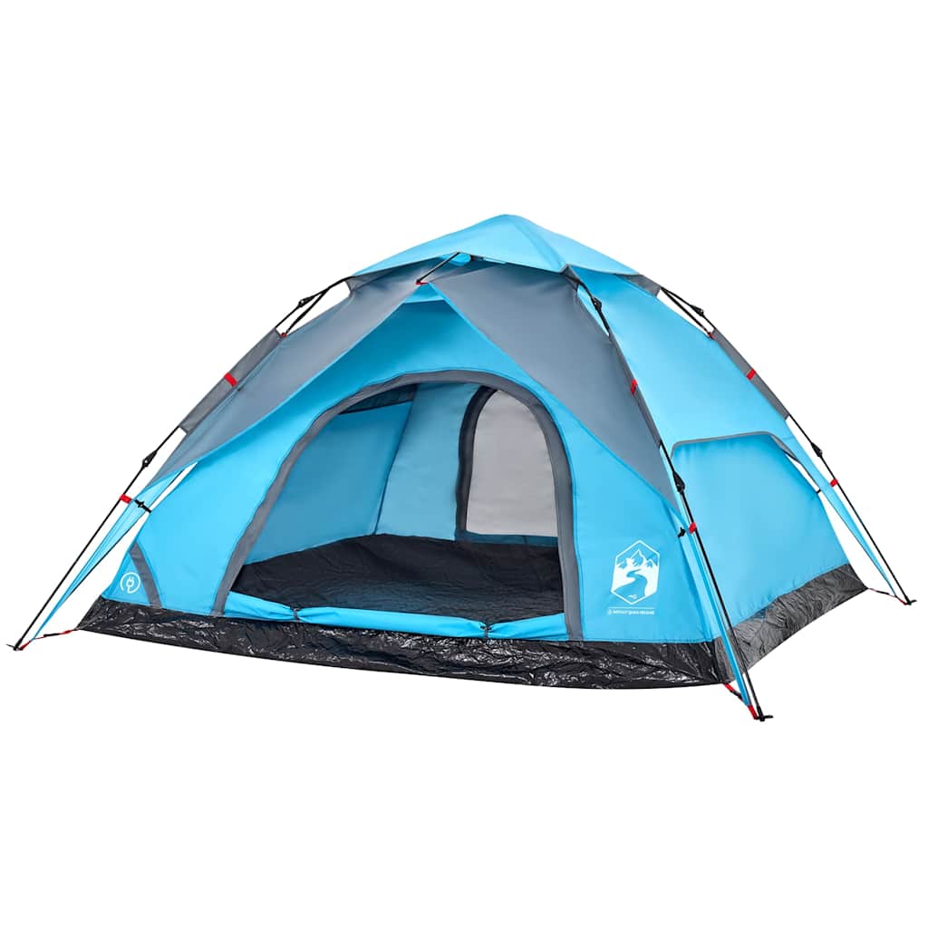 vidaXL Camping Tent Dome 5-Person Blue Quick Release - 36300