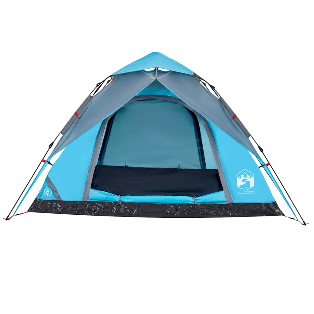 vidaXL Camping Tent Dome 5-Person Blue Quick Release - 36300