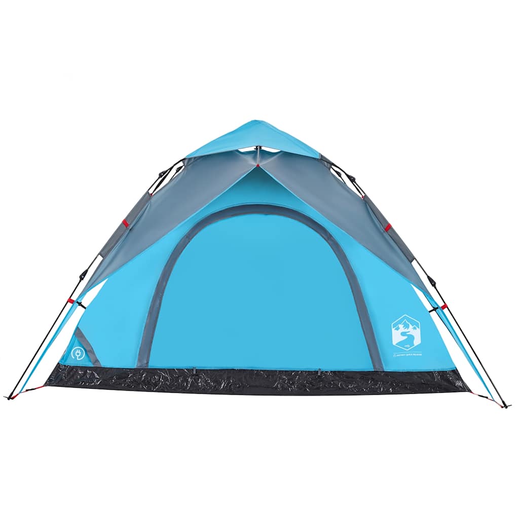 vidaXL Camping Tent Dome 5-Person Blue Quick Release - 36300