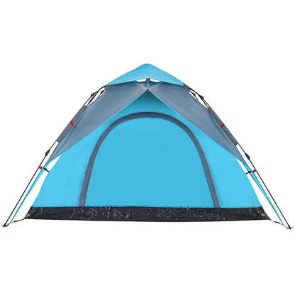 vidaXL Camping Tent Dome 5-Person Blue Quick Release - 36300