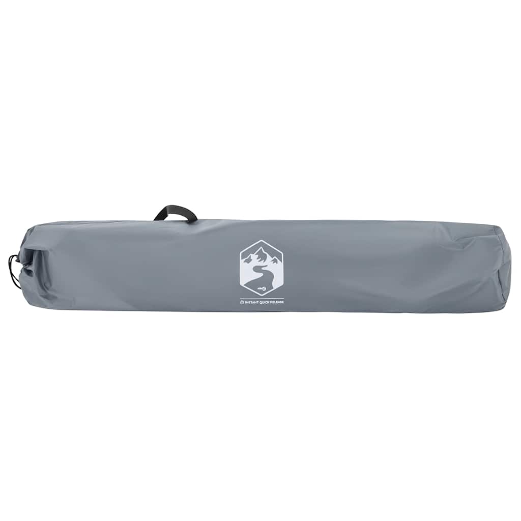 vidaXL Camping Tent Dome 5-Person Grey and Orange Quick Release - 36302