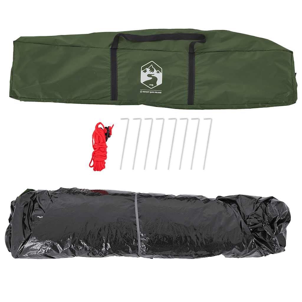 vidaXL Camping Tent Dome 3-Person Green Quick Release - 36330