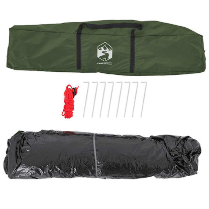 vidaXL Camping Tent Dome 3-Person Green Quick Release - 36330