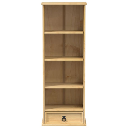 vidaXL CD Cabinet Corona 40x30x110 cm Solid Wood Pine - Brown